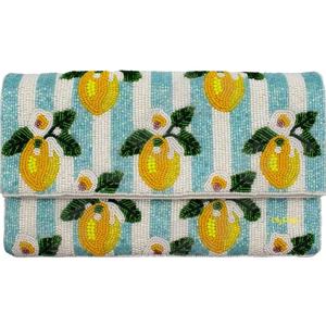 Citron dames luxe blanc sac de soirée personnalisé perlé fête pochette perle chaîne ouverte Vintage épaule accessoires de mode pour - Product Image 1