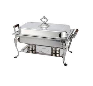 ชุดอุ่นอาหารบุฟเฟ่ต์พร้อมฝาปิดสแตนเลสสำหรับโรงแรมและงานจัดเลี้ยง - Product Image 6