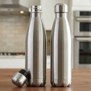 Top Selling Stainless Steel Cola Vacuum <b>Bottle</b> 750 ml Thermal Insulated Leak Proof <b>Flask</b> Water <b>Bottle</b> for Travel Office Gym - Product Image 1