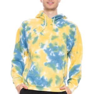 Sweat à capuche oversize tie-dye de qualité supérieure, effet délavé vintage, style streetwear tendance - Product Image 2