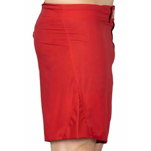 Pantalones Cortos Rojos de MMA para Hombre, Corte Regular, 100% Poliéster, Secado Rápido, Estampado por Sublimación, 160g, Logotipo Frontal, Ropa Deportiva de Combate - Product Image 3