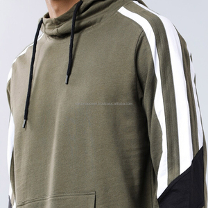 Nardon Apparel Custom Streetwear Unisex Oversized 100% Cotton Silk <b>Plain</b> Solid <b>Colour</b> Hoodie For Men - Product Image 6