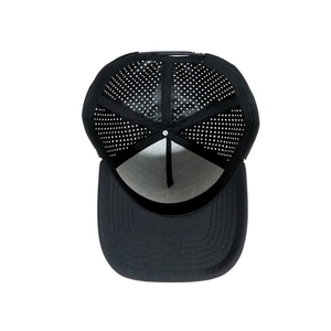OEM Factory Custom Golf <b>Hat</b> Laser Cut Breathable Rope Cap Performance Adjustable Closure Custom Rubber Patch Logo Vietnam Bulk - Product Image 4