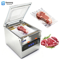 Mesin Pengemas Vakum Ruang Stainless Steel Komersial DZ340 untuk Daging dan Ikan