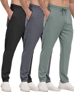 Mid Waist Eco-Friendly Waterproof <b>Fleece</b> <b>Jogger</b> Pants with Zip Pocket Casual Sweatpants - Product Image 1