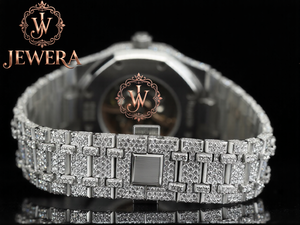 Reloj de Diamantes Moissanite Estilo Hip Hop con Personalización OEM ODM para Distribuidores e Importadores Globales Disponible para la Venta - Product Image 3