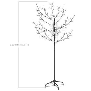 Árbol de Navidad de Plástico Azul Mediano con Metal y Otras Decoraciones Festivas - Product Image 6