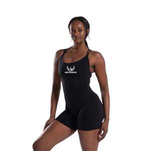 BodySpartan Combinaison moulante sans coutures pour femme, sans manches, effet gainant, contrôle du ventre, tenue de sport - Product Image 1