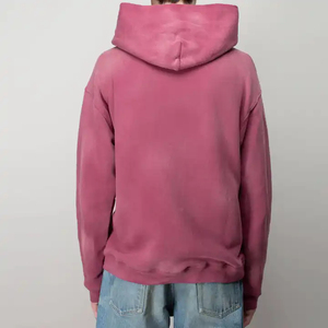 Acid Washed <b>Top</b> Trending Custom Made Heavyweight Breathable Comfortable <b>Men</b> Sun Fade Hoodies 100% Cotton Durable Eco-Friendly - Product Image 2