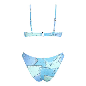 Conjunto de Bikini Sublimado para Mujer, Transpirable, Totalmente Personalizado, de Alta Calidad, Ropa de Playa, Conjunto de Bikini Sublimado para Mujer, Gran Venta - Product Image 2