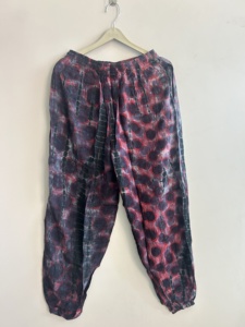 Pantalones Harem de Seda Estilo Gitano Indio, Pantalones de Yoga Cómodos, Pantalones de Pijama - Product Image 3