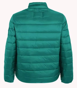 Veste matelassée pour homme GENERSA SPORTS, couleur olive, col montant, écologique, rembourrée en coton, coupe-vent, fermeture éclair, décontractée, hiver - Product Image 6