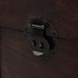 Baúl de Almacenamiento de Madera con Tapa, Diseño Clásico Rectangular, 80x65x38cm, Capacidad para Artículos Diversos - Product Image 6