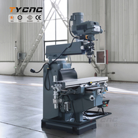 Fraiseuse verticale chinoise 5H, machine de fraisage manuelle à tension personnalisée avec DRO pour l'usinage des métaux