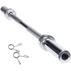 Bilanciere in Ferro Solido da 4 Piedi con Dischi per Sollevamento Pesi, Qualità Premium per Appassionati di Allenamento - Product Image 1