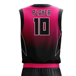 Uniformes d'équipe de basketball personnalisés par sublimation avec design, tailles, logos et combinaisons de couleurs sur mesure - Adulte unisexe par Eoin Winston Sports - Product Image 1