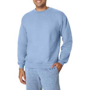 Sudadera Personalizada para Hombre 2026, Cuello Redondo, Corte Holgado, Color Sólido, Informal, Tejida, Mezcla de Poliéster/Algodón, Felpa, Invierno - Product Image 1