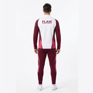 Ensemble d'entraînement de football haute performance – Veste respirante à fermeture éclair intégrale et pantalon de jogging fuselé - Product Image 3