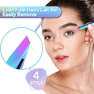 MAHFOOZ INSTRUMENTS Pince à épiler colorée pour sourcils, en acier inoxydable, pour l'épilation, pince à cils cosmétique, outil de beauté et de maquillage - Product Image 4