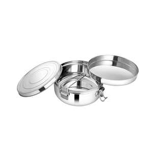 Mango de acero inoxidable Tiffin Cookset para almacenamiento de alimentos y contenedor - Product Image 1
