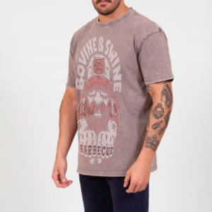 Camiseta al por mayor con lavado ácido para hombre, camisetas de hip hop personalizadas con logo, camiseta oversize personalizable para niños - Product Image 3