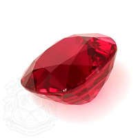 Pierre précieuse en rubis rouge de haute clarté, forme coussin, tailles personnalisées pour la création et l'artisanat de bijoux