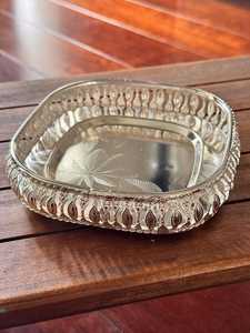 Bandeja Decorativa de Plata Alemana de Lujo, Bandeja de Hierro Hecha a Mano, Bandeja para Regalo de Boda, Bandeja Decorativa para el Hogar, Bandeja de Metal Premium - Product Image 2
