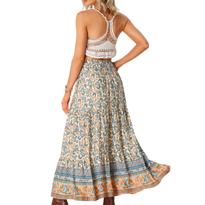 Jupe trapèze décontractée en faux daim avec poche et ceinture pour femme – Fournisseur en gros - Product Image 3