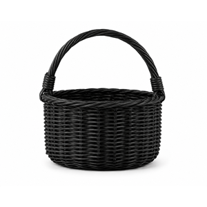 Cindy Rattan <b>Wicker</b> <b>Basket</b> With Lining Multifunction Picnic Storage <b>Basket</b> Size S M L Plant Fiber Material - Product Image 1