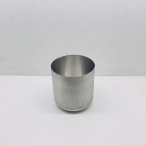 Supports de bougies votives en acier personnalisés en gros avec couvercle, contenants de luxe vides pour bougies parfumées pour Noël - Product Image 2