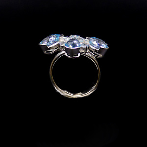 Wedding Wear 925 Sterling Silver Blue Topaz <b>Labradorite</b> Gemstone Silver Plated Jewelry Women Wear Classic <b>Ring</b> - Product Image 4
