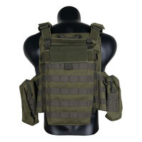 H Win Tactical Molle Plate Carrier Chaleco de armadura de liberación rápida con equipo de seguridad Chalecos Tactico de liberación rápida