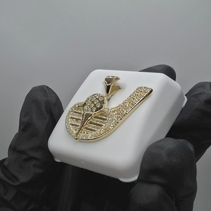 Pendentif de putter de golf en moissanite pour les amateurs de sport, en argent sterling 925, cadeau pour amis, bijoux fins, pendentifs et breloques - Product Image 5