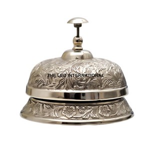 Cloche de comptoir artisanale moderne, élégante, gravée, finition brillante, durable, taille personnalisée, pour hôtels et bureaux - Product Image 4