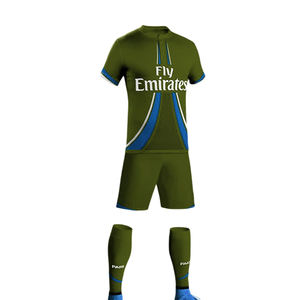 Maillots de football personnalisés pour adultes et enfants, ensemble short et maillot en polyester respirant à séchage rapide, équipement de football - Product Image 5
