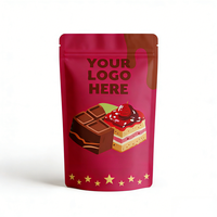 Sacs refermables personnalisés avec impression de logo, qualité alimentaire, pour gâteaux, tartes et biscuits