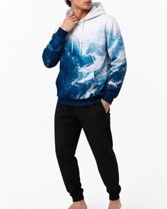 Men's Solid <b>Raglan</b> Sleeve Hooded Sweatshirt Regular Fit Casual Pullover Pocket Sublimation Print Breathable Quick Dry - Product Image 1
