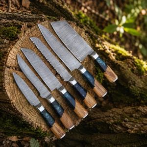 Ensemble de couteaux de cuisine de haute qualité avec lames tranchantes, design de poignée ergonomique pour les chefs professionnels, les cuisines domestiques et la préparation des aliments - Product Image 4