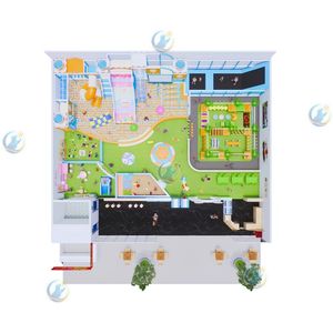 Commercial Indoor Playground Equipment High-Capacity Soft Play Ball Pit <b>Slide</b> for 80-100 Children Family Entertainment Center - Product Image 1
