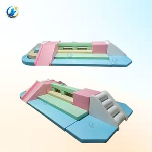 Article populaire : Équipement de jeu souple pour enfants d'intérieur, couleurs variées, écologique, toboggan commercial personnalisé avec fenêtre pour centre commercial et usage domestique - Product Image 4