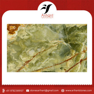 Dalles de marbre onyx vert pour espaces résidentiels et commerciaux avec finition de surface lisse - Product Image 6
