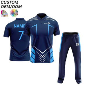 Camiseta Deportiva de Cricket con Logotipo Personalizado, Uniforme de Equipo 100% Poliéster, Secado Rápido, Soporte OEM ODM para Suministro de Ropa al Por Mayor - Product Image 3