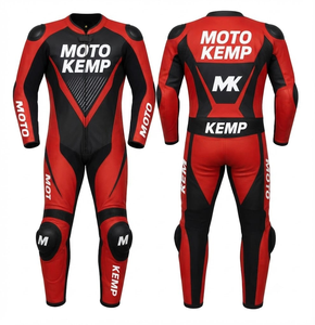 ชุดแข่งรถมอเตอร์ไซค์ Unisex Elite MotoCP แบบจั๊มสูท/ชุดหนังวัวแท้/หนังจิงโจ้พรีเมียม พร้อมแผ่นยืดหยุ่น - Product Image 1