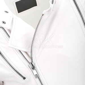 Veste d'hiver en cuir de haute qualité, veste en cuir avec logo personnalisé, vêtements de mode, veste en cuir - Product Image 5