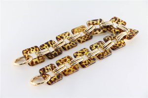 High Quality Purse Resin Chain Handle <b>Strap</b> Acrylic Chain <b>Replacement</b> <b>Straps</b> for <b>Handbag</b> - Product Image 6