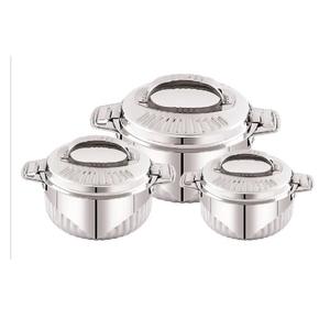 Hot Pot de acero inoxidable plateado 2500-10000 ML Capacidad Hot Pot de metal con construcción duradera - Product Image 5