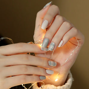 ShineB – bandes d'ongles en Gel #45904, en tricot de neige, meilleures ventes, enveloppes d'ongles et autocollants de Salon faciles à Glam, de haute qualité, fabriqués en corée - Product Image 6