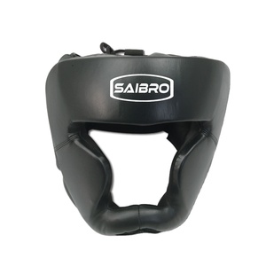 อุปกรณ์ป้องกันศีรษะหนังวัวแท้คุณภาพสูง ทนทาน พิมพ์โลโก้ตามสั่ง ใช้ได้ทุกฤดู สำหรับมืออาชีพ MMA เทควันโด มวย - Product Image 1