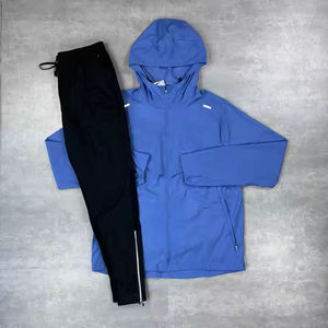 Ventes en gros aux meilleurs prix, ensembles coupe-vent deux pièces en polyester et nylon sur mesure pour hommes, toutes tailles. - Product Image 2