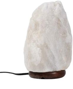 Lámpara de Sal Blanca Natural USB al por Mayor, Lámpara de Mesa de Cristal de Sal del Himalaya, Lámpara de Noche para Dormitorio, Lámpara de Cabecera - Product Image 1